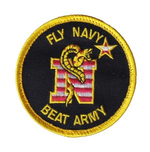Fly Navy Beat Army Patch – Hook and Loop