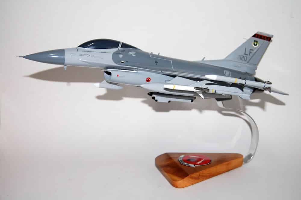 Lockheed Martin® F-16 Fighting Falcon®, 425th Fighter Squadron, 1/33 (18″) Mahogany Scale Model