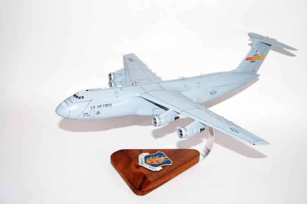 Lockheed Martin® C-5M Super Galaxy®, 97th Air Mobility Wing, 18″ Mahogany Scale Model
