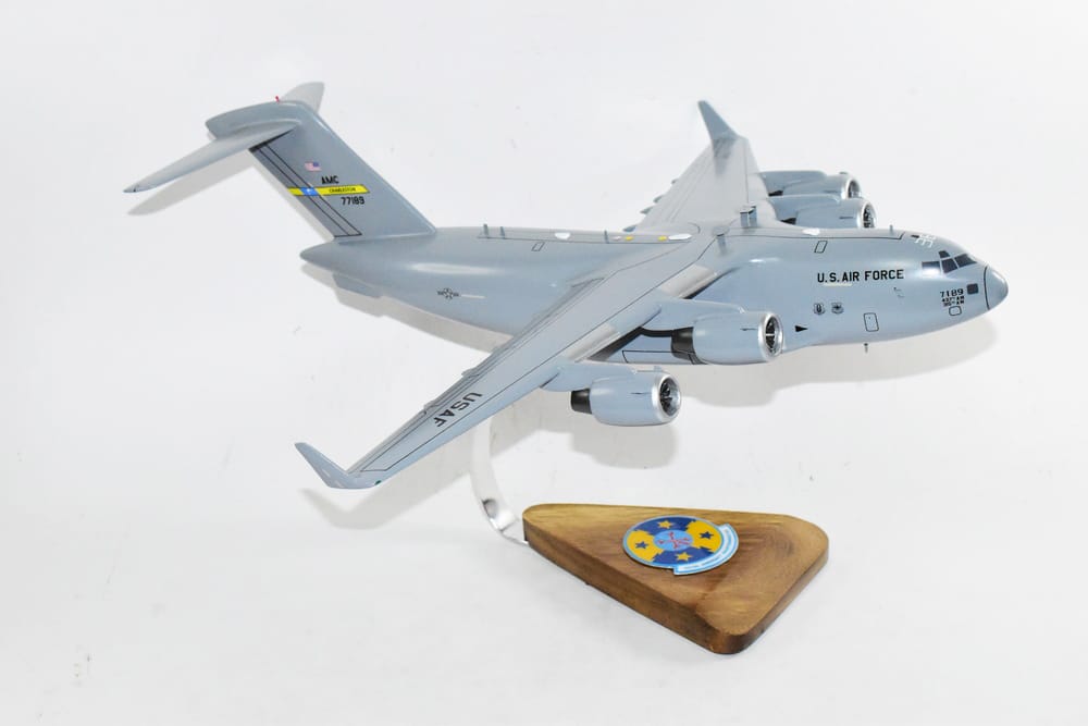 437th AMXS (07-7189 Charleston) C-17 Model, 1/116th Scale, Mahogany, Cargo