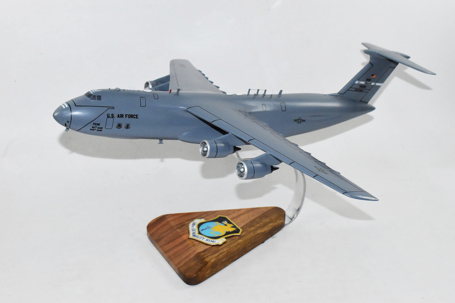 Lockheed Martin® C-5M Super Galaxy®, 349th Air Mobility Wing, 18″ Mahogany Scale Model