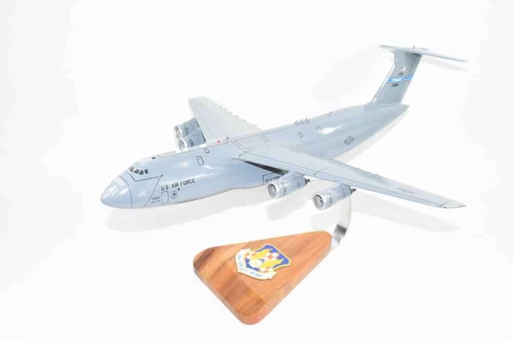 Lockheed Martin® C-5M Super Galaxy®, 105th Airlift Wing, 18″ Mahogany Scale Model