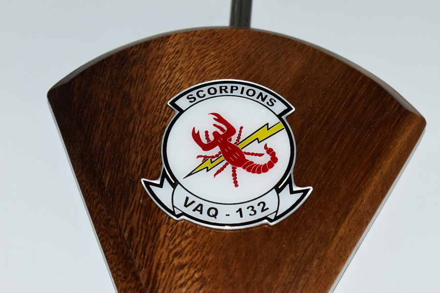 VAQ-132 Scorpions Squadron Patch - With Hook and Loop, 4