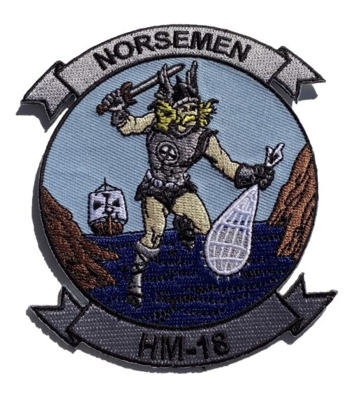 HM-18 Norsemen Squadron Patch – Sew On