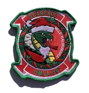 HMLA-367 Scarface Christmas Patch – Sew On