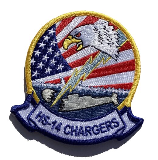 HS-14 Chargers Squadron Patch – Sew On