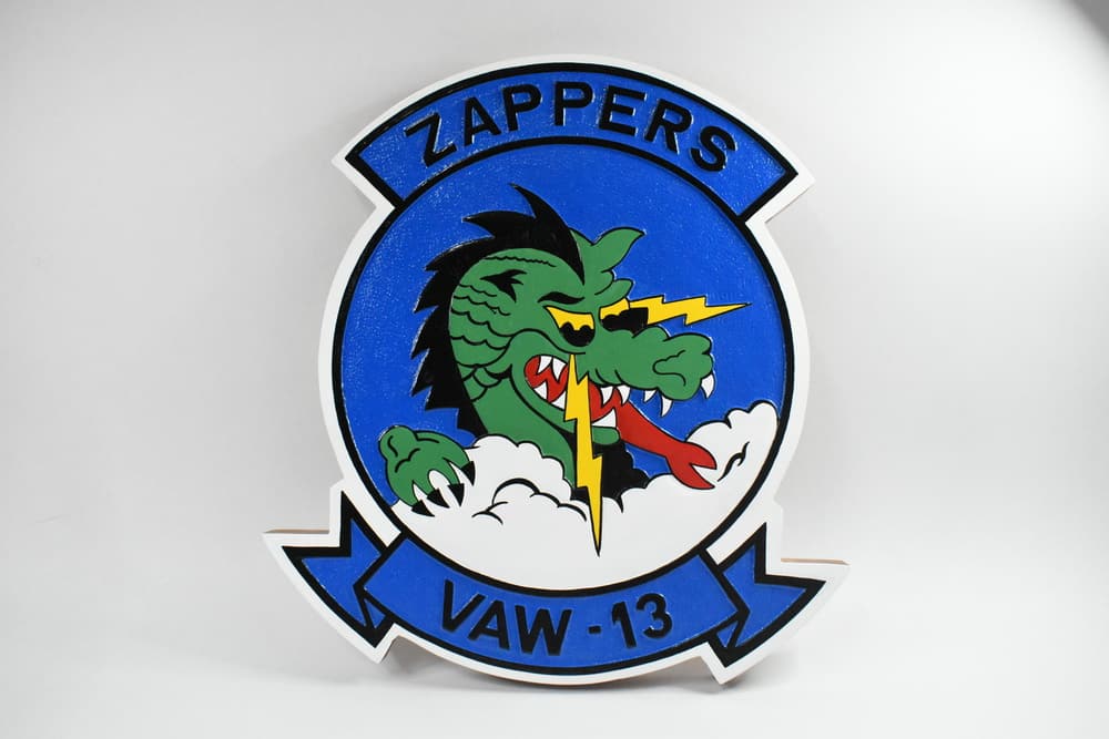 VAW-13 Zappers Plaque