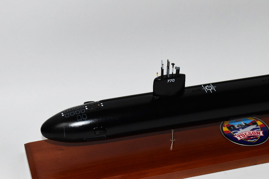 USS Columbia SSN-771 (Black Hull) Submarine Model