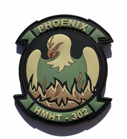 HMHT-302 Phoenix PVC Patch – Hook and Loop