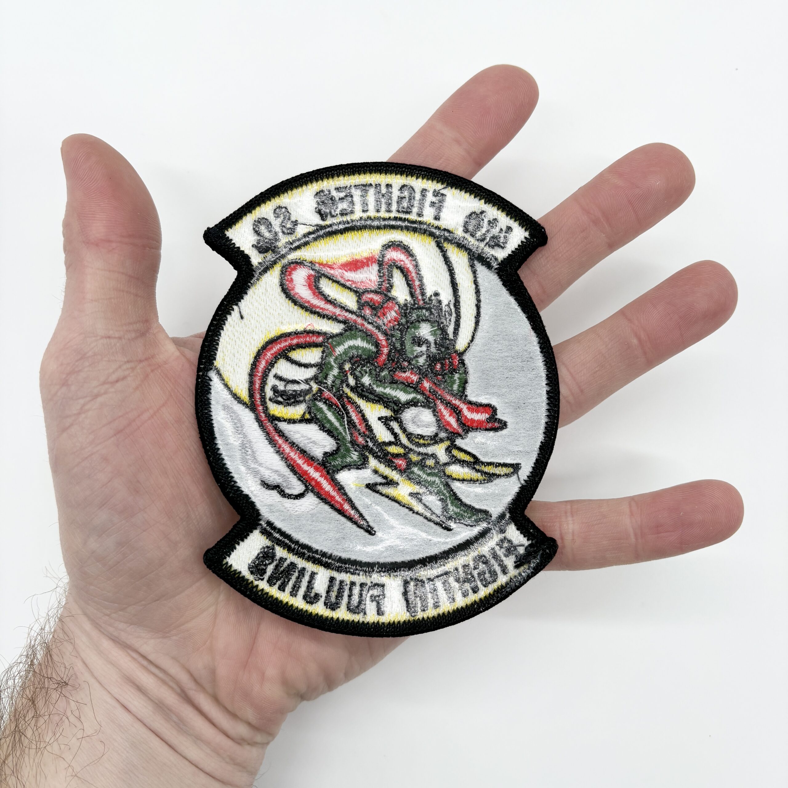 4th Fighter Squadron Fighting Fuujins Patch – Embroidered, Iron-On
