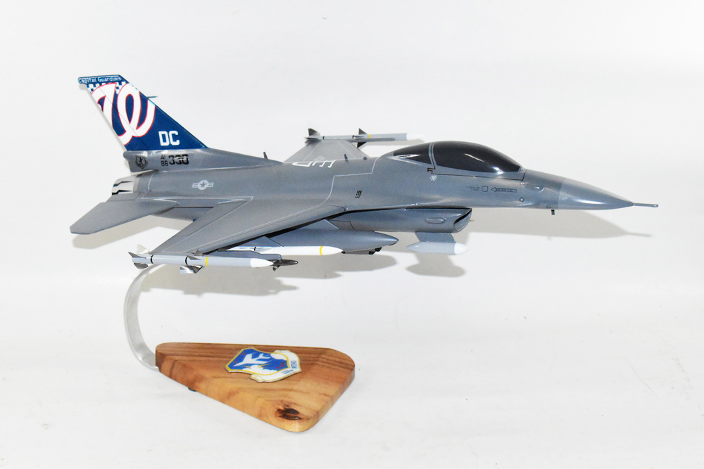 Lockheed Martin® F-16C Fighting Falcon®,113th Wing Capital Guardians, 18″ Mahogany Scale Model