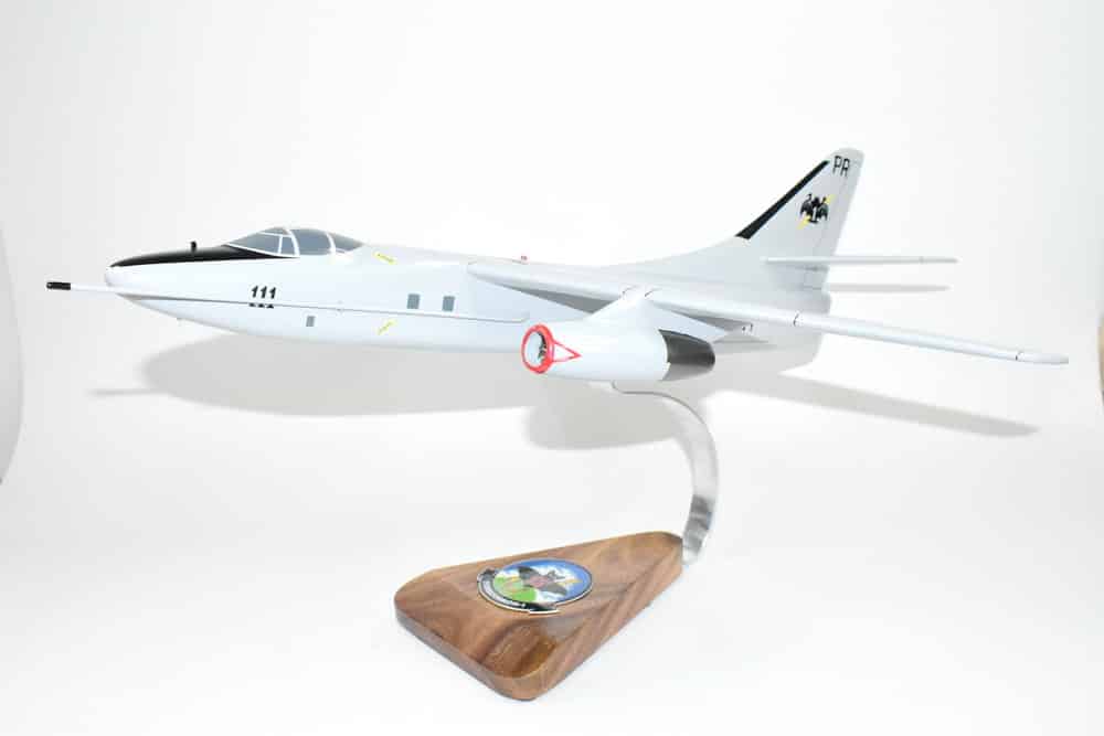 VQ-1 World Watchers (USS Carl Vinson 1985) TA-3B   Skywarrior Model, 1/50th Scale, Mahogany