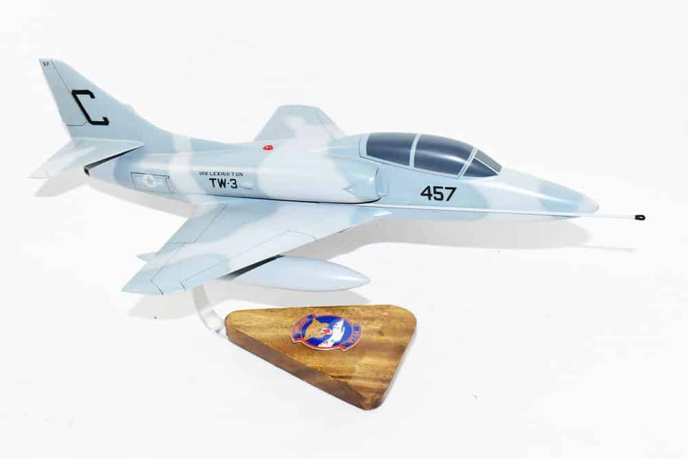 VT-24 Bobcats (1989) TA-4J, 18″ Mahogany Model