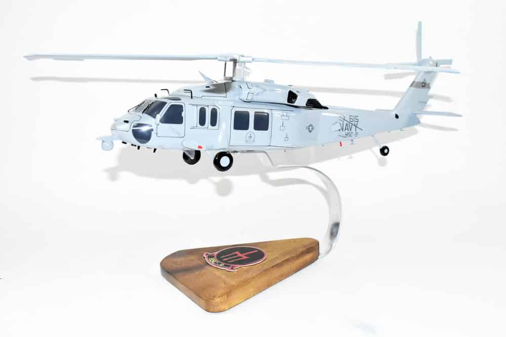 MH-60S (Knighthawk), HSC-9 Tridents 2015, 16″ Mahogany Scale Model