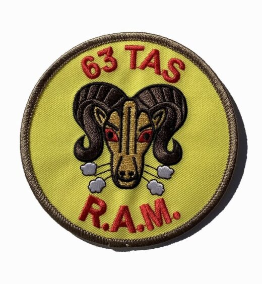 63rd TACTICAL AIRLIFT Squadron Patch – Plastic Backing