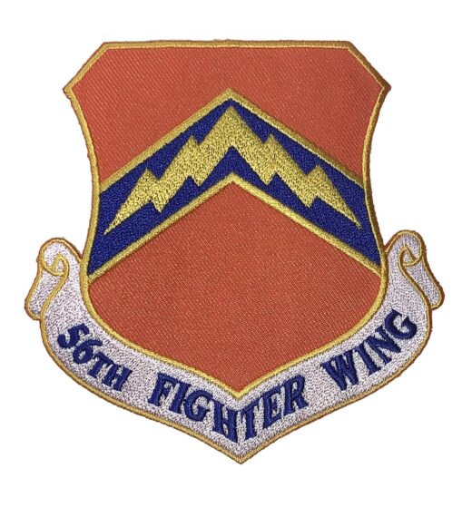 56th Fighter Wing Patch – Plastic Backing