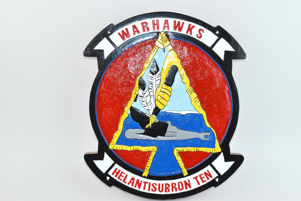 HS-10 Warhawks Plaque