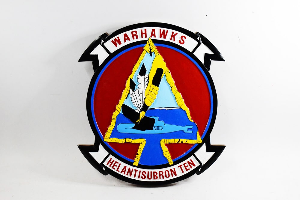 HS-10 Warhawks Plaque