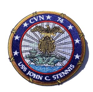 CVN-74 USS John C Stennis Patch – No Hook & Loop