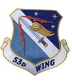 53rd Wing Patch – Plastic Backing