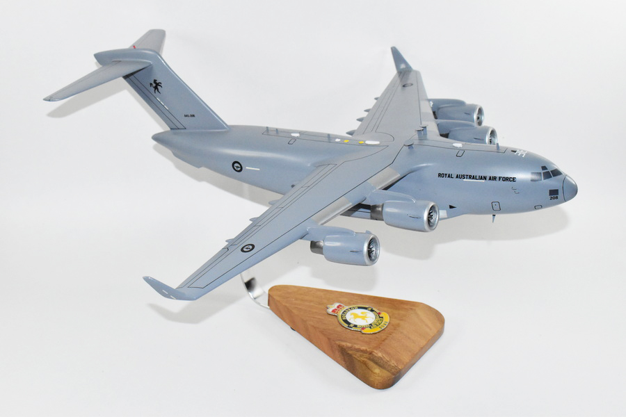 No. 36 Squadron RAAF C-17 Model, 1/116th Scale, Mahogany, Cargo