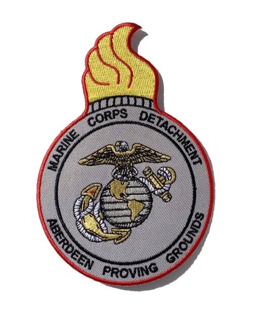 Aberdeen Proving Grounds Marine DET Patch – No Hook & Loop