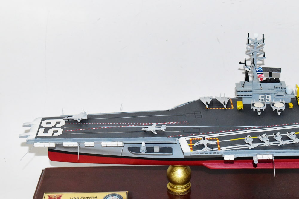 USS Forrestal CV-59 Aircraft Carrier Model,Navy,Scale Model