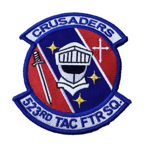 523 Tactical Fighter Squadron Crusaders Patch
