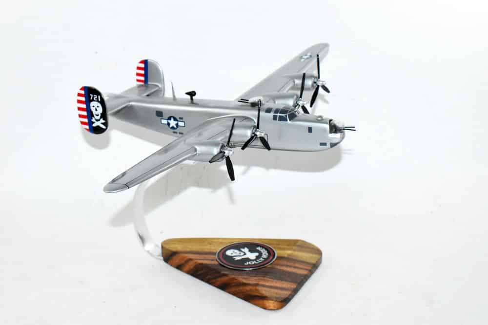 Lockheed Martin® (Consolidate) B-24J Liberator 400th Bomb Squadron ‘Jolly Rogers’ 90th BG, 18″ Model