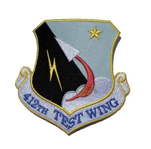 412th Test Wing Patch – Plastic Backing