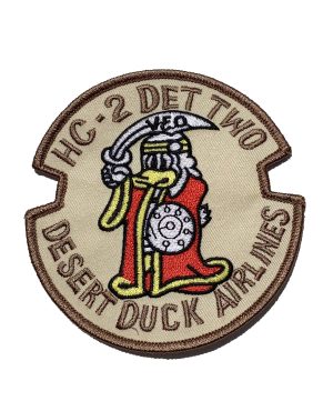 HC-2 Det Two Desert Duck Airlines Patch – Plastic Backing