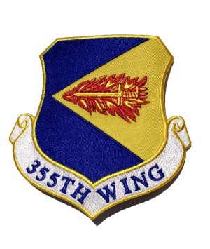 355th Fighter Wing Patch – Plastic Backing