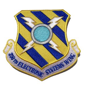 350th Electronic Systems Wing Patch – Plastic Backing