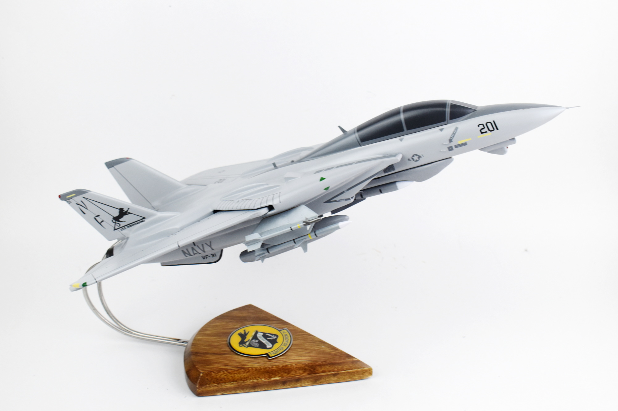 VF-21 Freelancers USS Independence 1992 F-14A Tomcat Model, 1/42 (18″) Scale, Navy