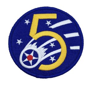 5th Air Force Patch – Hook and Loop