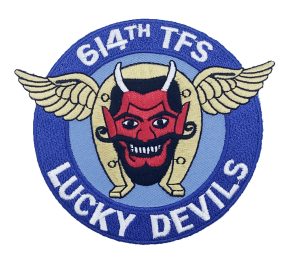 614th Tactical Fighter Squadron Lucky Devils 1943 Patch