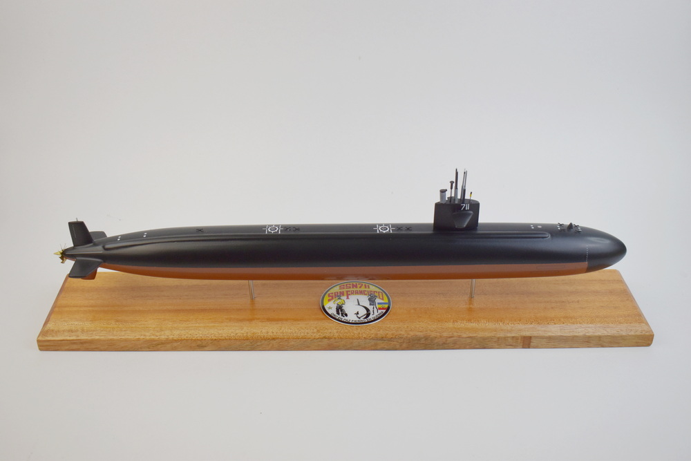 USS San Francisco (SSN-711) FLT I Submarine Model,Navy,20 inch,LA Class