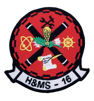 Marine Corps H&MS 16 Patch - No Hook and Loop