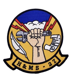 Marine Corps H&MS 27 Patch - No Hook and Loop