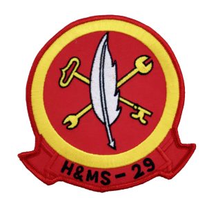 Marine Corps H&MS 29 Patch - No Hook and Loop