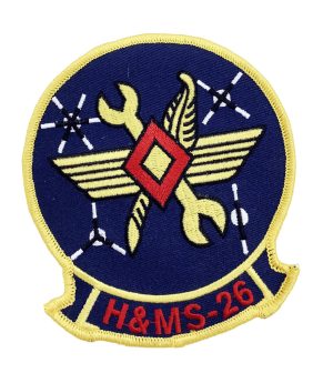 Marine Corps H&MS 26 Patch - No Hook and Loop