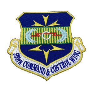 505th Command and Control Wing Patch – Plastic Backing