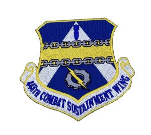 448th Combat Sustainment Wing Patch – Plastic Backing