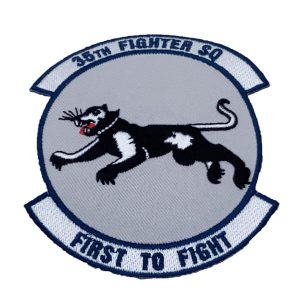 76th Fighter Squadron Patch – Plastic Backing