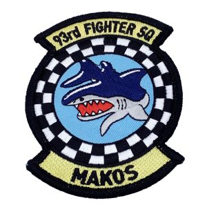 93rd Fighter Squadron Patch – Plastic Backing