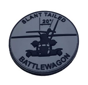 CH-53 Slant Tailed Battlewagon PVC Patch – Hook and Loop
