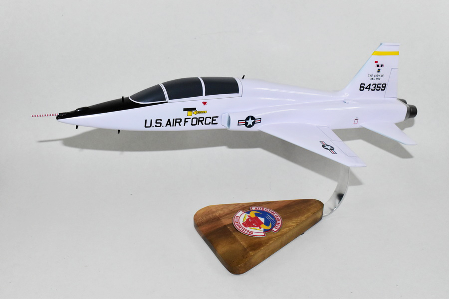 87th Red Bulls (1970s) T-38 Model Talon Model,  18″ Scale, Mahogany, Trainer