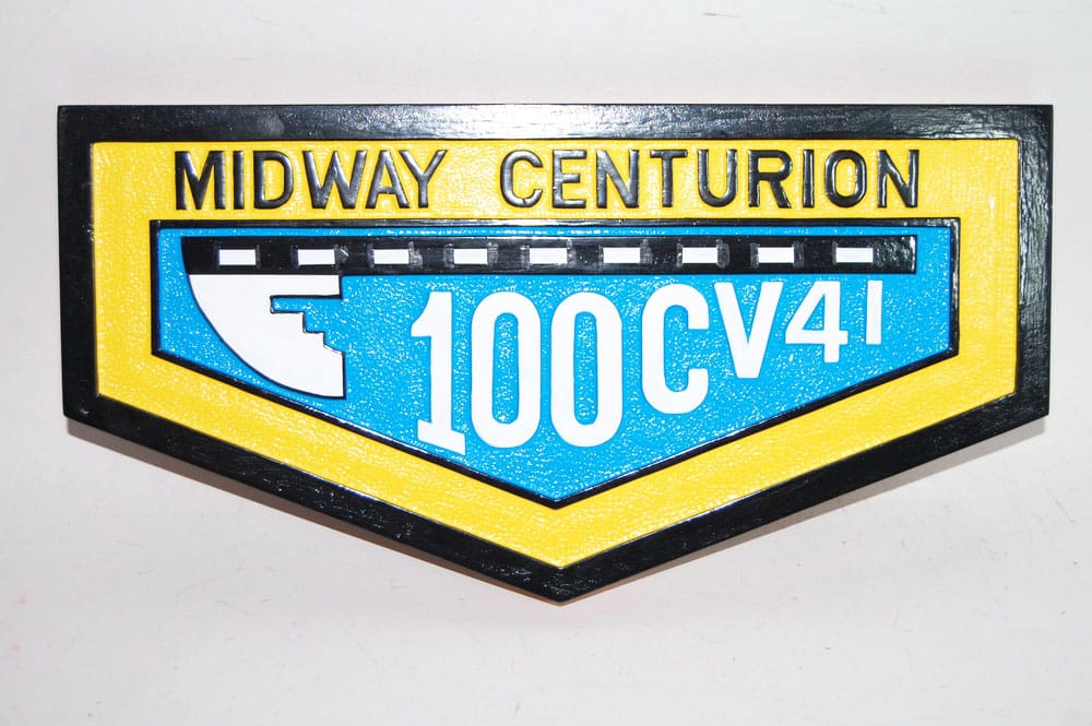 Midway Centurion Plaque