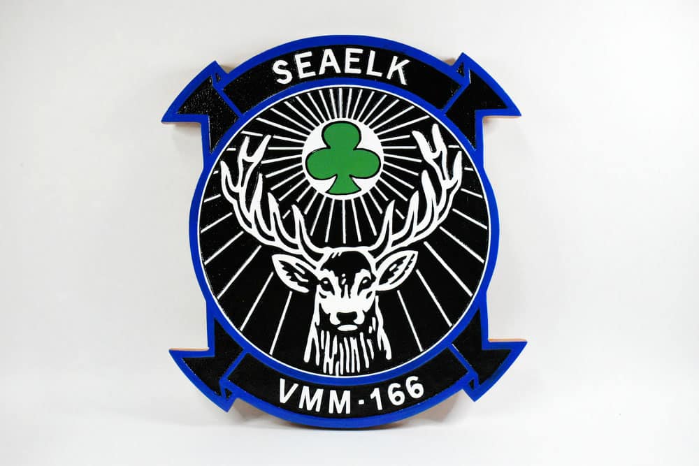 VMM-166 SeaElk Plaque