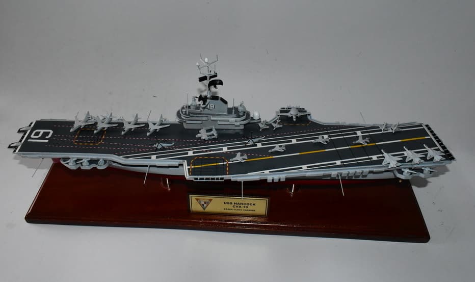 USS Hancock CVA-19 Aircraft Carrier Model,Navy,Scale Model